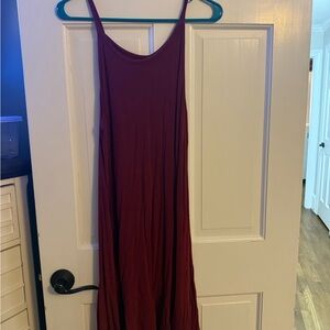 Old Navy Burgundy Maxi Dress